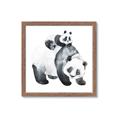 Picture of Mom and Baby Panda _GroupedProduct_Square_Mini_ _GroupedProduct_Square_Framed_Matted_