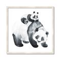 Picture of Mom and Baby Panda _GroupedProduct_Square_Mini_ _GroupedProduct_Square_Framed_Matted_