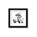 Picture of Mom and Baby Panda _GroupedProduct_Square_Mini_ _GroupedProduct_Square_Framed_Matted_