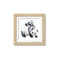 Picture of Mom and Baby Panda _GroupedProduct_Square_Mini_ _GroupedProduct_Square_Framed_Matted_