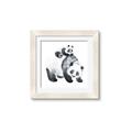 Picture of Mom and Baby Panda _GroupedProduct_Square_Mini_ _GroupedProduct_Square_Framed_Matted_