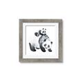 Picture of Mom and Baby Panda _GroupedProduct_Square_Mini_ _GroupedProduct_Square_Framed_Matted_
