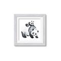 Picture of Mom and Baby Panda _GroupedProduct_Square_Mini_ _GroupedProduct_Square_Framed_Matted_