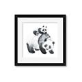 Picture of Mom and Baby Panda _GroupedProduct_Square_Mini_ _GroupedProduct_Square_Framed_Matted_