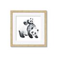 Picture of Mom and Baby Panda _GroupedProduct_Square_Mini_ _GroupedProduct_Square_Framed_Matted_