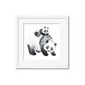 Picture of Mom and Baby Panda _GroupedProduct_Square_Mini_ _GroupedProduct_Square_Framed_Matted_