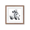 Picture of Mom and Baby Panda _GroupedProduct_Square_Mini_ _GroupedProduct_Square_Framed_Matted_