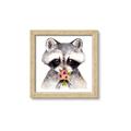 Picture of Garden Raccoon _GroupedProduct_Square_Mini_ _GroupedProduct_Square_Framed_Matted_