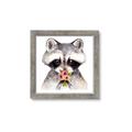 Picture of Garden Raccoon _GroupedProduct_Square_Mini_ _GroupedProduct_Square_Framed_Matted_