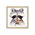 Picture of Garden Raccoon _GroupedProduct_Square_Mini_ _GroupedProduct_Square_Framed_Matted_