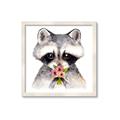 Picture of Garden Raccoon _GroupedProduct_Square_Mini_ _GroupedProduct_Square_Framed_Matted_