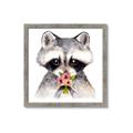 Picture of Garden Raccoon _GroupedProduct_Square_Mini_ _GroupedProduct_Square_Framed_Matted_
