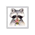 Picture of Garden Raccoon _GroupedProduct_Square_Mini_ _GroupedProduct_Square_Framed_Matted_
