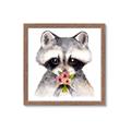 Picture of Garden Raccoon _GroupedProduct_Square_Mini_ _GroupedProduct_Square_Framed_Matted_