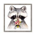 Picture of Garden Raccoon _GroupedProduct_Square_Mini_ _GroupedProduct_Square_Framed_Matted_