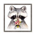 Picture of Garden Raccoon _GroupedProduct_Square_Mini_ _GroupedProduct_Square_Framed_Matted_