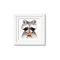 Picture of Garden Raccoon _GroupedProduct_Square_Mini_ _GroupedProduct_Square_Framed_Matted_
