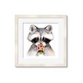 Picture of Garden Raccoon _GroupedProduct_Square_Mini_ _GroupedProduct_Square_Framed_Matted_
