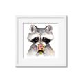 Picture of Garden Raccoon _GroupedProduct_Square_Mini_ _GroupedProduct_Square_Framed_Matted_