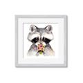 Picture of Garden Raccoon _GroupedProduct_Square_Mini_ _GroupedProduct_Square_Framed_Matted_
