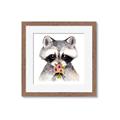 Picture of Garden Raccoon _GroupedProduct_Square_Mini_ _GroupedProduct_Square_Framed_Matted_