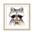 Picture of Garden Raccoon _GroupedProduct_Square_Mini_ _GroupedProduct_Square_Framed_Matted_