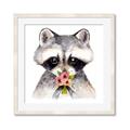 Picture of Garden Raccoon _GroupedProduct_Square_Mini_ _GroupedProduct_Square_Framed_Matted_