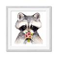 Picture of Garden Raccoon _GroupedProduct_Square_Mini_ _GroupedProduct_Square_Framed_Matted_