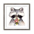 Picture of Garden Raccoon _GroupedProduct_Square_Mini_ _GroupedProduct_Square_Framed_Matted_