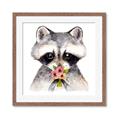 Picture of Garden Raccoon _GroupedProduct_Square_Mini_ _GroupedProduct_Square_Framed_Matted_