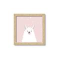 Picture of Pinky Llama  _GroupedProduct_Square_Mini_ _GroupedProduct_Square_Framed_Matted_