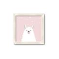 Picture of Pinky Llama  _GroupedProduct_Square_Mini_ _GroupedProduct_Square_Framed_Matted_