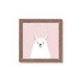 Picture of Pinky Llama  _GroupedProduct_Square_Mini_ _GroupedProduct_Square_Framed_Matted_
