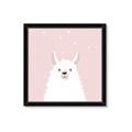 Picture of Pinky Llama  _GroupedProduct_Square_Mini_ _GroupedProduct_Square_Framed_Matted_