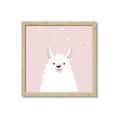 Picture of Pinky Llama  _GroupedProduct_Square_Mini_ _GroupedProduct_Square_Framed_Matted_