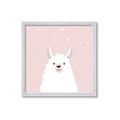 Picture of Pinky Llama  _GroupedProduct_Square_Mini_ _GroupedProduct_Square_Framed_Matted_
