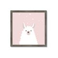 Picture of Pinky Llama  _GroupedProduct_Square_Mini_ _GroupedProduct_Square_Framed_Matted_