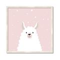 Picture of Pinky Llama  _GroupedProduct_Square_Mini_ _GroupedProduct_Square_Framed_Matted_