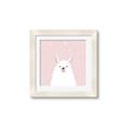 Picture of Pinky Llama  _GroupedProduct_Square_Mini_ _GroupedProduct_Square_Framed_Matted_