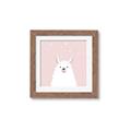 Picture of Pinky Llama  _GroupedProduct_Square_Mini_ _GroupedProduct_Square_Framed_Matted_