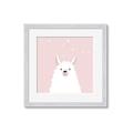 Picture of Pinky Llama  _GroupedProduct_Square_Mini_ _GroupedProduct_Square_Framed_Matted_