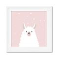 Picture of Pinky Llama  _GroupedProduct_Square_Mini_ _GroupedProduct_Square_Framed_Matted_