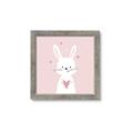 Picture of Pinky Bunny _GroupedProduct_Square_Mini_ _GroupedProduct_Square_Framed_Matted_