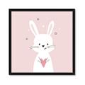 Picture of Pinky Bunny _GroupedProduct_Square_Mini_ _GroupedProduct_Square_Framed_Matted_
