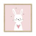 Picture of Pinky Bunny _GroupedProduct_Square_Mini_ _GroupedProduct_Square_Framed_Matted_