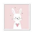 Picture of Pinky Bunny _GroupedProduct_Square_Mini_ _GroupedProduct_Square_Framed_Matted_