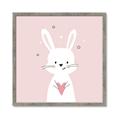 Picture of Pinky Bunny _GroupedProduct_Square_Mini_ _GroupedProduct_Square_Framed_Matted_