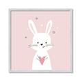 Picture of Pinky Bunny _GroupedProduct_Square_Mini_ _GroupedProduct_Square_Framed_Matted_