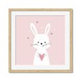 Picture of Pinky Bunny _GroupedProduct_Square_Mini_ _GroupedProduct_Square_Framed_Matted_