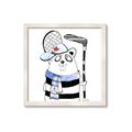 Picture of Hockey Beaver _GroupedProduct_Square_Mini_ _GroupedProduct_Square_Framed_Matted_
